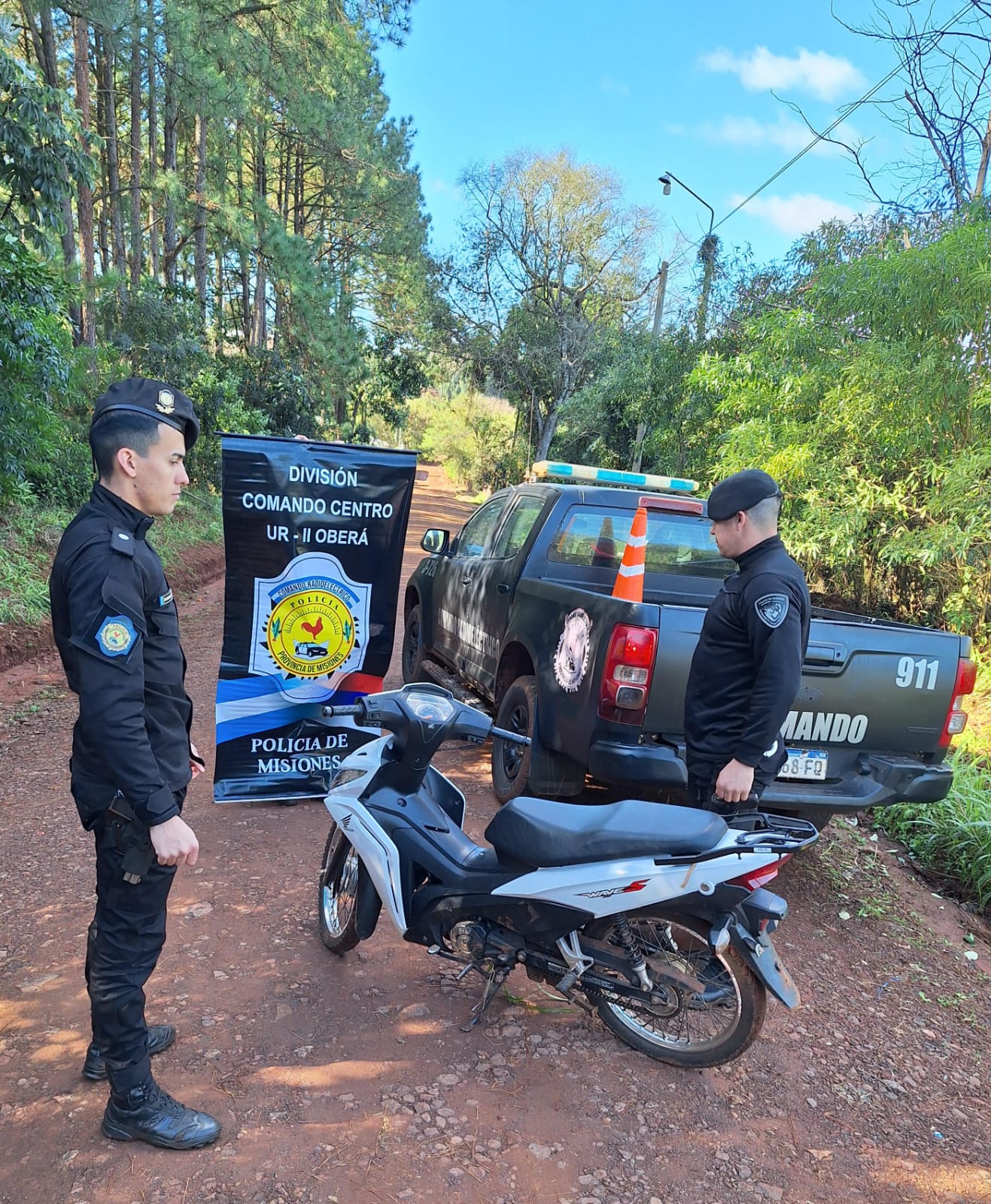 Recuperaron dos motos robadas tras un operativo conjunto en Oberá y Garupá